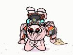 3_toes ahoge animated animated_gif anthro barefoot cissia_(zenless_zone_zero) clothed clothed_anthro clothing duo ear_piercing ear_ring feet female fully_clothed fully_clothed_anthro fur hair iby0112 lagomorph leporid mammal mihoyo paws piercing pink_body pink_fur pink_hair rabbit reptile ring_piercing scalie short_playtime snake thiren toes walk_cycle zenless_zone_zero zhao_(zenless_zone_zero)