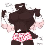 2024 5_fingers anthro artist_name big_muscles biped black_body clothed clothed_anthro clothed_male clothing dialogue digital_drawing_(artwork) digital_media_(artwork) dinosaur dinosaur_(google_chrome) emanata english_text fingers flesh_fang front_view google google_chrome heart_clothing heart_symbol heart_underwear hi_res jacket looking_at_viewer male mouth_closed muscular muscular_anthro muscular_male navel non-mammal_navel onomatopoeia open_clothing open_jacket open_topwear pecs pink_clothing pink_underwear portrait prehistoric_species pupils reptile scalie simple_background skykdotidot slit_pupils snout solo sound_effects tail tail_motion tailwag talking_to_viewer text three-quarter_portrait topless topless_anthro topless_male topwear underwear undressing white_background white_clothing white_jacket white_sclera white_topwear white_underwear