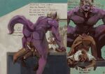 age_difference anal anal_orgasm anal_penetration anthro anus backsack balls begging begging_for_mercy being_watched bodily_fluids boss boss_and_employee canid canid_demon canine canis clothed clothing comic cum cum_in_ass cum_inside defloration demon dialogue duo ejaculation english_text exhibitionism forced forced_exposure from_behind_position genital_fluids genitals gobcorp gulonine hands-free hands_on_wrists hellhound hi_res knot knotted_penis looking_at_another looking_at_viewer male male/male mammal marsupial marten marten_(gobcorp) mounting muscular muscular_male mustelid musteline mythological_canine mythological_creature mythology nipples office office_clothing older_male orgasm orgasm_face partially_clothed penetration penile penile_penetration penis penis_in_ass pinned precum precum_string public punishment saggy_balls santo_(leonzawolf) sex size_difference story story_in_description text tongue tongue_out unusual_face virgin wolf workplace
