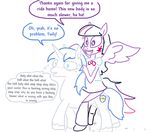  2013 animal_humanoid cum dialogue dripping english_text equine erection friendship_is_magic horn humanoid mammal my_little_pony precum shining_armor_(mlp) text the_weaver twilight_sparkle_(mlp) unicorn wings 