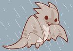  capcom cute dragon elder_dragon kushala_daora monster_hunter raining reptile scalie simple_background video_games wings 