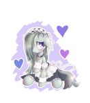  &lt;3 2015 blush clothed clothing earth_pony equine female feral friendship_is_magic hair hair_over_eye hi_res horse long_hair maid_uniform mammal marble_pie_(mlp) mlpanon my_little_pony pony purple_eyes solo uniform 