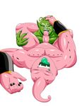  2015 absurd_res alien balls buu cum cum_on_face darthglacier dragon_ball dragon_ball_z duo fellatio grin hi_res kid_buu licking looking_pleasured lying majin_buu male male/male muscular namekian nude on_back open_mouth oral penis penis_lick piccolo sex sharp_teeth simple_background smile teeth tongue tongue_out white_background 