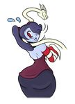 2015 big_butt blush butt clothed clothing duo female human hyoumaru leviathan_(skullgirls) mammal not_furry skullgirls squigly undead zombie 