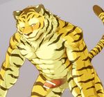  abs biceps feline male mammal muscular muscular_male nude one_eye_closed pecs penis tiger wildheit wink 