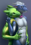 dragon duo goo latex_(artist) male rubber transformation 