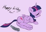  alorpax anus butt cutie_mark dildo equine female feral friendship_is_magic hair horn horsecock_dildo lying mammal multicolored_hair my_little_pony open_mouth pussy pussy_juice sex_toy simple_background solo twilight_sparkle_(mlp) winged_unicorn wings 