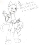  animatronic duo english_text feline five_nights_at_freddy&#039;s hallow hallowedkitty machine male mammal monochrome robot simple_background sketch song text video_games white_background 