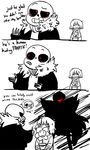  ambiguous_gender bone english_text flower flowey_the_flower frisk_(undertale) human male mammal papyrus_(undertale) plant protagonist_(undertale) red_eyes sans_(undertale) skeleton text underfell undertale video_games 