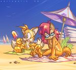  animal_ears archie_comics barefoot beach breasts edtropolis feet fun furry miles_prower nude ocean outdoors outside popsicle sally_acorn smile soles sonic_team sonic_the_hedgehog spread_toes sunglasses tail toe_spread toes zenra 