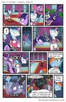  2015 angry block blue_fur blue_hair changeling comic cutie_mark dark_magic donzatch english_text equine female fight friendship_is_magic fur hair horn horse male mammal melee_weapon multicolored_hair my_little_pony pink_fur pink_hair pinkie_pie_(mlp) pony purple_eyes purple_fur purple_hair rainbow_dash_(mlp) rainbow_hair royal_guard_(mlp) rug shining_armor_(mlp) sword text unicorn weapon white_fur winged_unicorn wings 