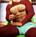  abs all_hail_king_julien anthro anthrofied big_biceps big_thighs bulge clothing drugs edit lemur madagascar male mammal marijuana muscular nipples oystercatcher7 pecs photo_manipulation photomorph primate sage_moondancer solo underwear 