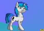  blue_eyes equine fan_character friendship_is_magic hair horn horse looking_at_viewer mammal multicolored_hair my_little_pony perinia pony smile solo two_tone_hair 