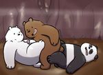  anal anal_penetration bear chubby graft_(artist) grizzly_(character) grizzly_bear group group_sex ice_bear male male/male mammal panda panda_(character) penetration polar_bear sex threesome we_bare_bears 