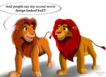  comparison darthmaul1999 disney duo feline lion male mammal simba the_lion_guard the_lion_king 