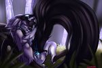  2015 anthro black_fur canine caprine cunnilingus digitigrade duo female fur hair keishinkae kindred_(lol) lamb_(lol) league_of_legends long_ears mammal mask nude open_mouth oral pussy sex sheep spirit tongue vaginal video_games white_fur wolf wolf_(lol) 