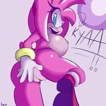  2015 amy_rose anthro big_breasts blue_eyes breasts female koro_kizama looking_at_viewer mammal nipples nude open_mouth solo sonic_(series) video_games 