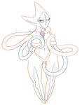  anthro blue_eyes breasts constricted deoxys female grope humanoid legendary_pok&eacute;mon looking_at_viewer mammal masturbation nintendo nipples nude penetration pok&eacute;mon posexe pussy pussy_juice simple_background solo tentacles vaginal vaginal_masturbation vaginal_penetration video_games white_background 