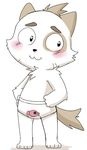  blush briefs cat clothing cute feline male mammal saku1saya solo underwear wakfu 