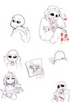  bone chara_(undertale) clothed clothing female human kayla-na male mammal monster papyrus_(undertale) protagonist_(undertale) sans_(undertale) skeleton undertale video_games 
