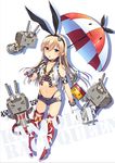  &gt;_&lt; &gt;o&lt; :&gt; :3 :o adapted_costume anchor anchor_hair_ornament black_panties blonde_hair checkered checkered_flag closed_eyes collarbone crop_top flag full_body gloves hair_ornament hairband highleg highleg_panties horosuke_(toot08) kantai_collection long_hair looking_at_viewer navel open_mouth panties race_queen rensouhou-chan shadow shimakaze_(kantai_collection) short_shorts shorts simple_background smile solo striped striped_legwear text_focus thighhighs triangle_mouth umbrella underwear white_background white_gloves |_| 