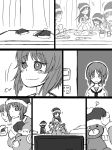  +++ 5girls =3 afterimage akiyama_yukari bandage bangs blouse blunt_bangs boko_(girls_und_panzer) christmas clapping clenched_hand closed_mouth comic cup drinking drinking_glass eyebrows_visible_through_hair flashback food frown girls_und_panzer greyscale grin hat indoors isuzu_hana laughing light_blush long_hair long_sleeves monochrome motion_lines multiple_girls neckerchief nishizumi_miho notice_lines noumen ooarai_school_uniform open_mouth pajamas pants reizei_mako santa_hat school_uniform serafuku shirt short_hair sigh silent_comic sitting smile stuffed_animal stuffed_toy table takebe_saori teddy_bear 