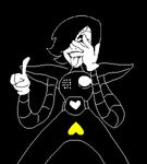  &lt;3 animated bl8l black_hair electricity hair hair_over_eye hand_on_face machine male mettaton open_mouth robot smoke solo_focus tongue tongue_out undertale video_games 