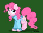  clothing cobracookies cutie_mark equine female friendship_is_magic hair happy horse mammal my_little_pony pink_hair pinkie_pie_(mlp) pony simple_background smile solo sweater 