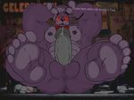  big_muscles big_penis bonnie_(fnaf) five_nights_at_freddy&#039;s foot_focus jjparty545 muscular penis text video_games 