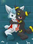  anthro balls brothers cub cum eeveelution foxy_harris glaceon incest kidnapping male male/male nintendo penis pok&eacute;mon sibling umbreon video_games young 