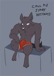  canine clothed clothing dosent ice_wolf_(undertale) male mammal muscular simple_background solo undertale video_games wolf 