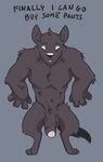  balls big_balls big_penis canine dosent flaccid ice_wolf_(undertale) male mammal penis simple_background solo undertale video_games wolf 
