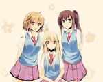  absurdres aoyama_nanami donkey_frist highres kamiigusa_misaki multiple_girls sakura-sou_no_pet_na_kanojo shiina_mashiro sketch 