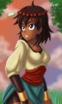  ajna_(indivisible) beads bocodamondo bracelet commentary english_commentary highres indivisible jewelry solo 