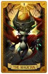  card english_text female fortune_telling imp looking_at_viewer midna nintendo not_furry red_eyes solo tarot tarot_card text the_legend_of_zelda twilight_princess unknown_artist video_games 