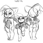  bat butt cleavage clothed clothing female looking_at_viewer mammal monochrome rouge_the_bat sonic_(series) wide_hips wings xylas 