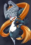  female imp looking_at_viewer midna nintendo not_furry red_eyes solo the_legend_of_zelda tongue tongue_out twilight_princess ukan_muri video_games 