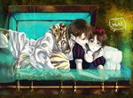  brown_hair coffin crossdressing crossover dress furayu_(flayu) glasses green_eyes grimm's_fairy_tales harry_james_potter harry_potter male_focus multiple_boys otoko_no_ko prince red_eyes short_hair snow_white_(grimm) snow_white_and_the_seven_dwarfs tom_marvolo_riddle yaoi 