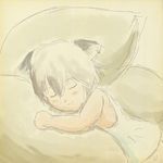  bad_id bad_pixiv_id chen saraband sketch sleeping solo_focus touhou yakumo_ran 