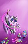  2015 bucket clothing dragon equine female friendship_is_magic horn mammal my_little_pony one_eye_closed paint phuocthiencreation solo spike_(mlp) twilight_sparkle_(mlp) winged_unicorn wings wink 