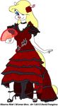  2015 animaniacs clothing dancing david_frangioso dress fan female flamenco flower high_heels mammal minerva_mink mink mustelid plant rose 
