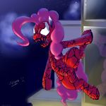  carnage friendship_is_magic my_little_pony pinkie_pie_(mlp) solo symbiote 