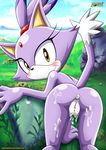  anal blaze_the_cat breasts cum horny inviting looking_at_viewer mobius_unleashed mobuis_unleashed palcomix pussy smile sonic_(series) 