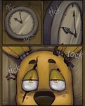  animatronic comic five_nights_at_freddy&#039;s five_nights_at_freddy&#039;s_3 lagomorph machine male mammal nobody_(artist) rabbit robot springtrap_(fnaf) video_games yellow_eyes 