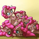  2015 captainpudgemuffin cute digital_media_(artwork) earth_pony equine female feral friendship_is_magic group hat horse mammal my_little_pony pinkie_pie_(mlp) pony square_crossover 