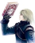  book grimoire_weiss lips male_focus mmcxcircus nier nier_(series) nier_(young) solo white_background 