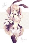  animal_ears apron artist_name bangs bare_shoulders black_legwear black_ribbon blush breasts buckle bunny_ears candy character_name cleavage closed_mouth collarbone eyebrows eyebrows_visible_through_hair fake_animal_ears food frills garter_belt hair_ribbon heart highres holding holding_food inu_x_boku_ss large_breasts lollipop long_hair looking_at_viewer maid_headdress midriff navel pink_eyes pink_hair polka_dot polka_dot_background puffy_short_sleeves puffy_sleeves ribbon roromiya_karuta see-through shiro_(himawari) short_sleeves signature single_over-kneehigh single_thighhigh skirt solo standing strap_gap suspender_skirt suspenders suspenders_pull thigh_strap thighhighs twintails underboob waist_apron white_ribbon 