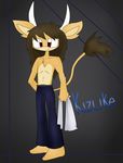  anthro bovine cattle clothed clothing hair half-dressed horn kizuke_the_bull long_hair male mammal muscular orignal_character red_eyes shadcream4eva simple_background solo sonic_(series) topless towel 