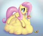  augustbebel belly big_belly canine chubby cutie_mark equine female fluttershy_(mlp) friendship_is_magic fur hair horse long_hair mammal my_little_pony open_mouth overweight pegasus pink_hair pony simple_background solo tongue tongue_out vore wings 