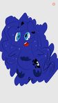  blue_eyes blue_fur chibi clothing cutie_mark equine feral footwear friendship_is_magic fur hi_res horn horse javajordan mammal my_little_pony open_mouth princess_luna_(mlp) shoes simple_background smile white_background white_sclera winged_unicorn wings 